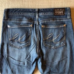 Express Stella Low Rise Boot Cut Jeans, Size 10 Short